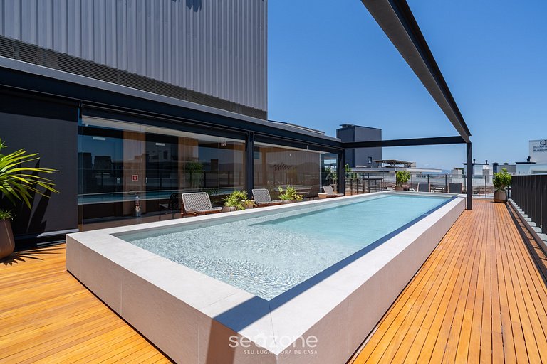 Apto en cond. con gimnasio en Jurerê VOX0210