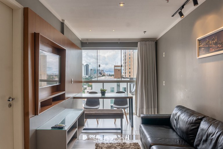 Apto en Cond. con Piscina en Jardim Goiás MBCB0801