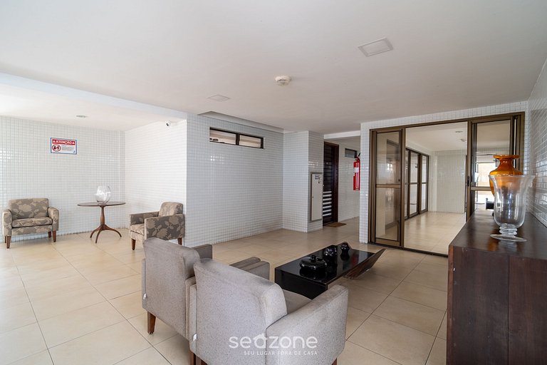 Aptos em condomínio de frente para a Praia de Cabo Branco em