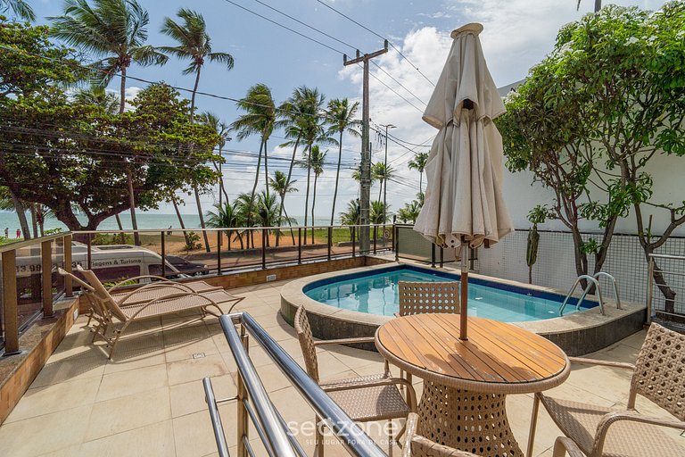 Apto em cond quadra mar e c/ piscina HSS0007