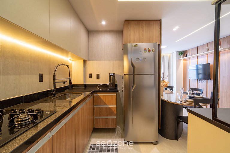 Apto en edificio frente al mar con piscina HSS0008