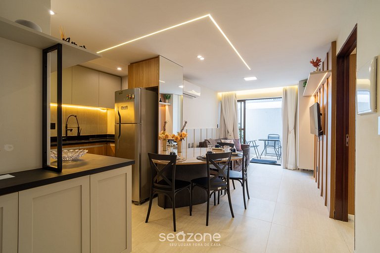 Apto en edificio frente al mar con piscina HSS0008