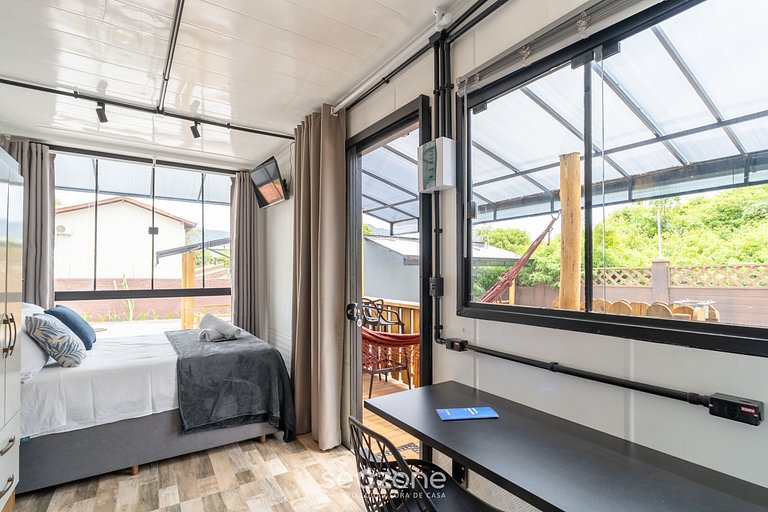 Studio con balcón privado en Floripa SCJ0007