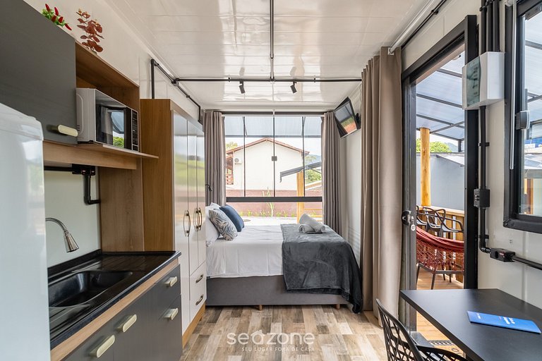 Studio con balcón privado en Floripa SCJ0007