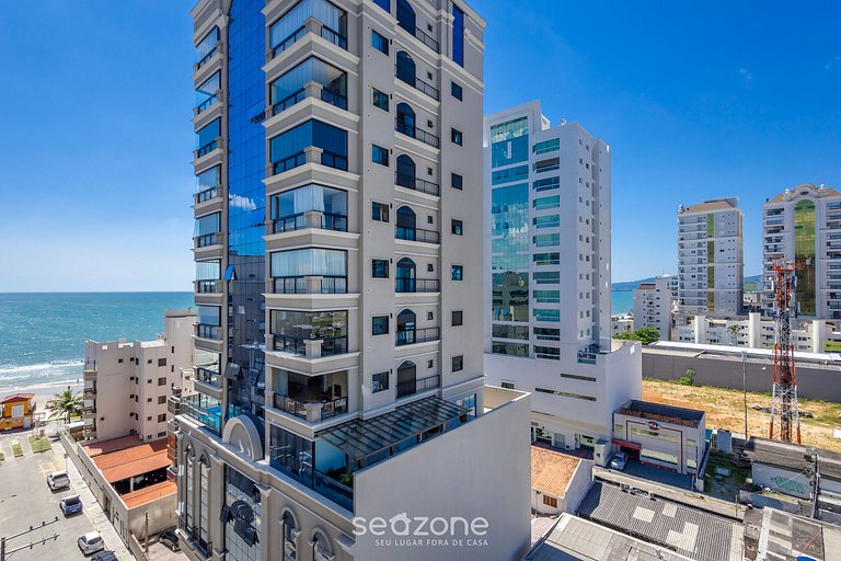 Apto c/ Churrasqueira a 90m da Praia CMF0501