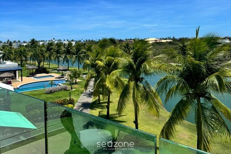 Apto con vistas al lago en Praia do Forte IPF0201