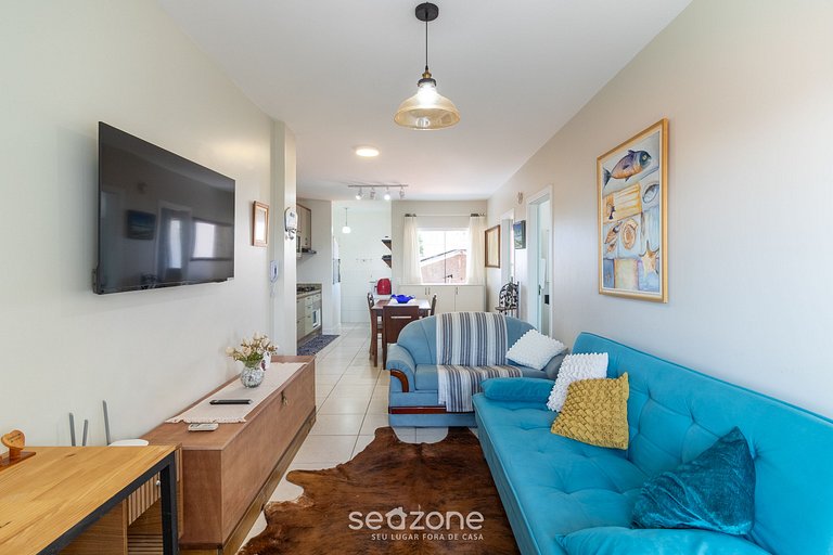 Apto c/ Churrasqueira a 600m da praia GOT0201