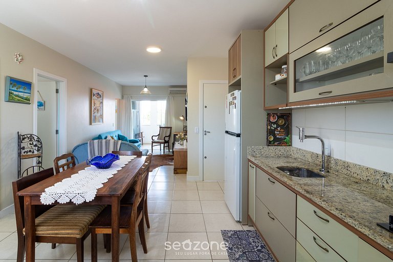 Apto c/ Churrasqueira a 600m da praia GOT0201