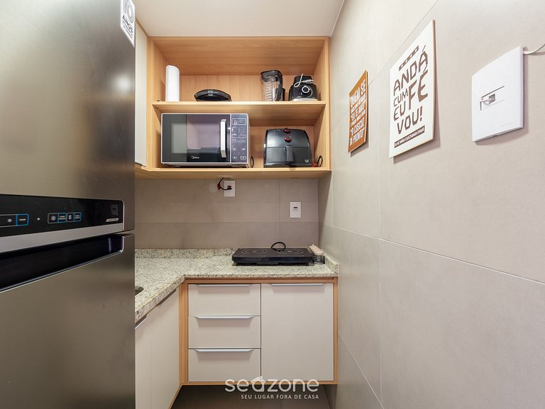 Estudio a 280m del mar en edif. c/ piscina CLF0402