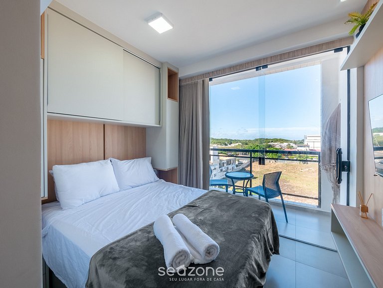 Estudio a 280m del mar en edif. c/ piscina CLF0402