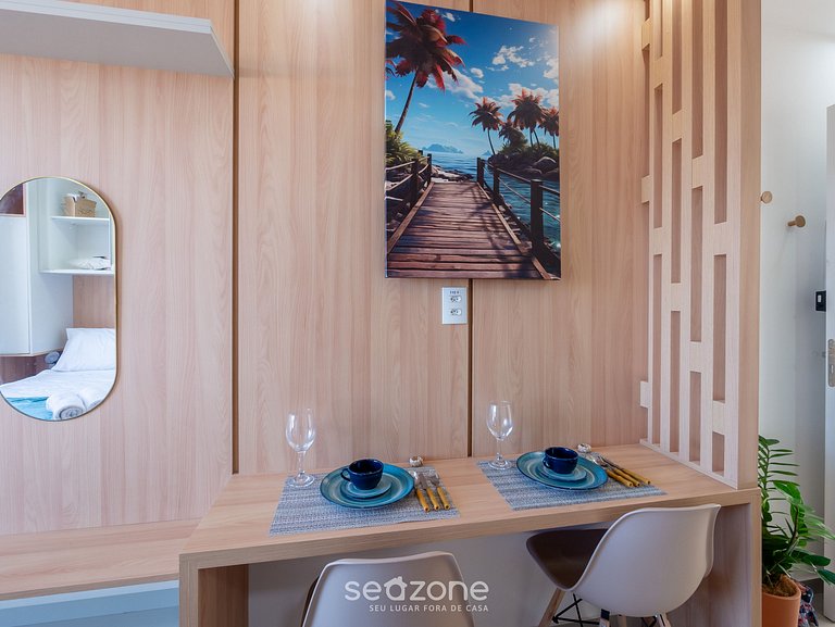 Estudio a 280m del mar en edif. c/ piscina CLF0402