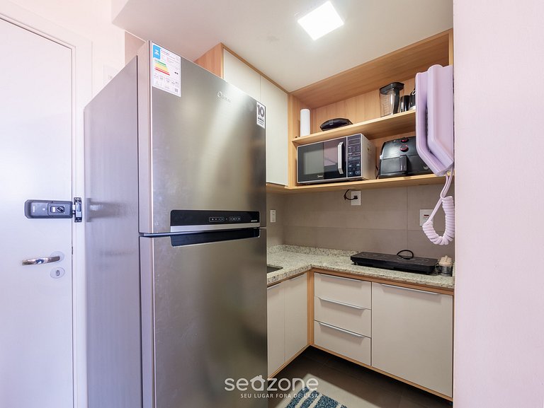 Estudio a 280m del mar en edif. c/ piscina CLF0402