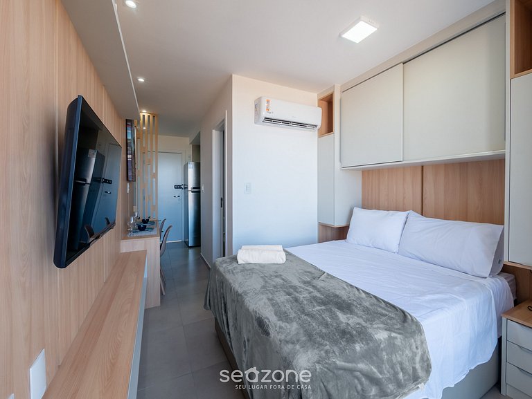 Estudio a 280m del mar en edif. c/ piscina CLF0402