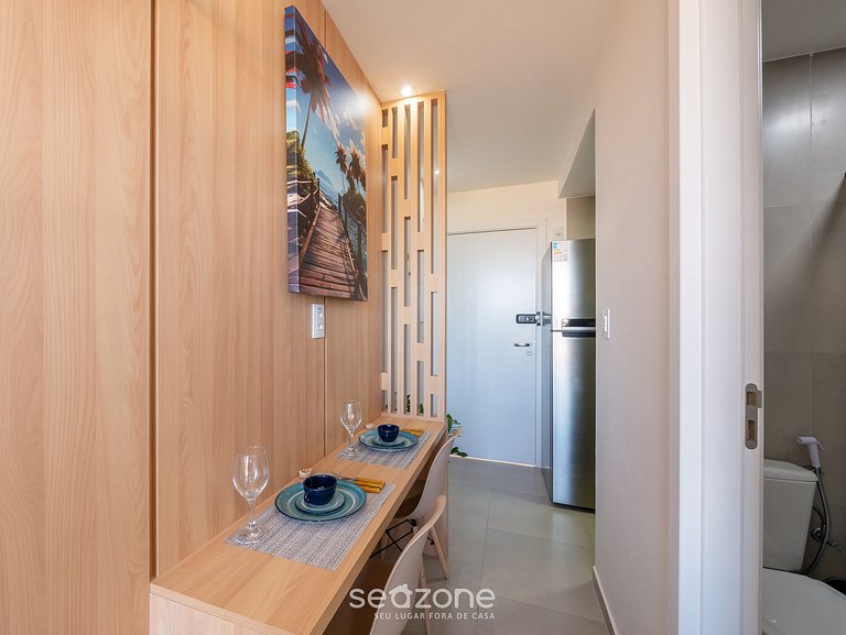 Estudio a 280m del mar en edif. c/ piscina CLF0402