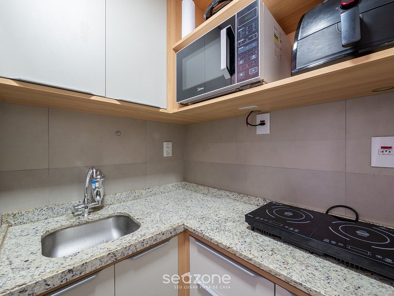 Estudio a 280m del mar en edif. c/ piscina CLF0402