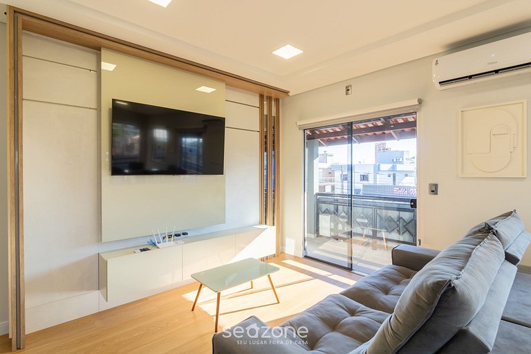 Apto c/ churrasqueira a 200m da Praia IFA0054