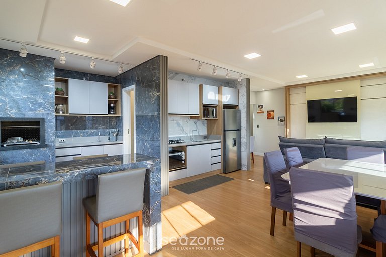 Apto. c/ parrilla a 200 m de la playa IFA0054