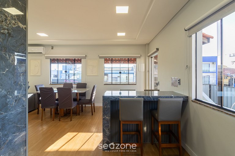 Apto c/ churrasqueira a 200m da Praia IFA0054