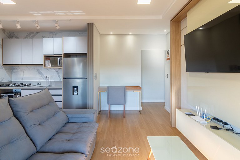 Apto c/ churrasqueira a 200m da Praia IFA0054