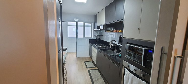 Apto vista al mar en cond. c/ piscina EMQ0403