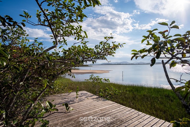 Casa Beira Lagoa | Pôr do Sol 800m Rosa MAT0021