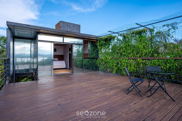 Casa Beira Lagoa | Pôr do Sol 800m Rosa MAT0021