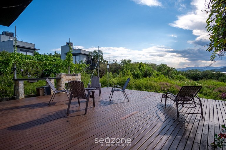 Casa Beira Lagoa | Pôr do Sol 800m Rosa MAT0021