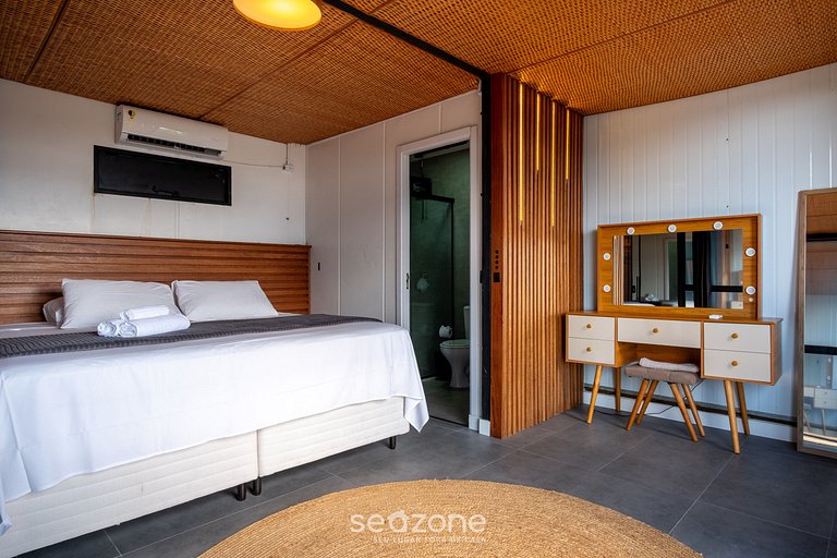 Casa Beira Lagoa | Pôr do Sol 800m Rosa MAT0021