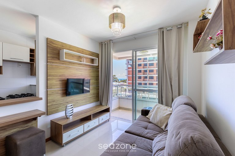 Apt vista lateral mar en cond c/ piscina SRC0303