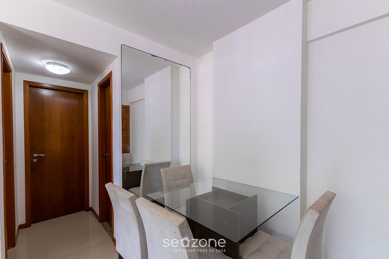 Apto Vista lateral mar em cond. c/ Piscina SRC0303