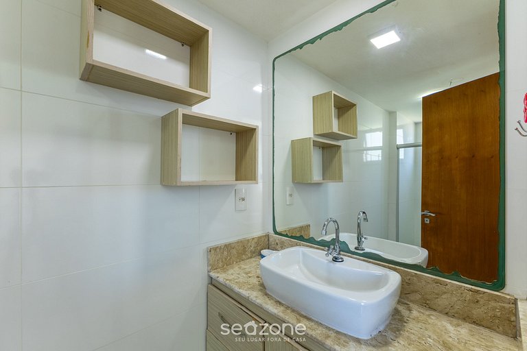 Apt vista lateral mar en cond c/ piscina SRC0303