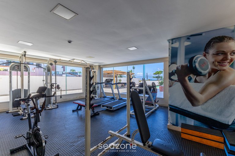 Apto Vista lateral mar em cond. c/ Piscina SRC0303