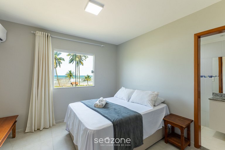 Apto 2QTS pé na áreia c/ vista mar CAL0105