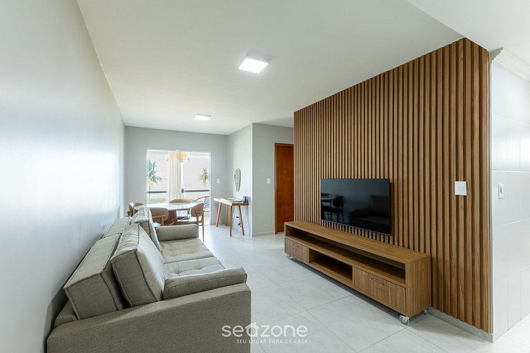 Apto 2QTS pé na áreia c/ vista mar CAL0105