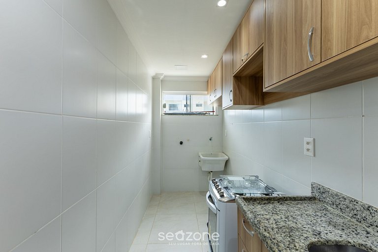 Apto 2QTS pé na áreia c/ vista mar CAL0105