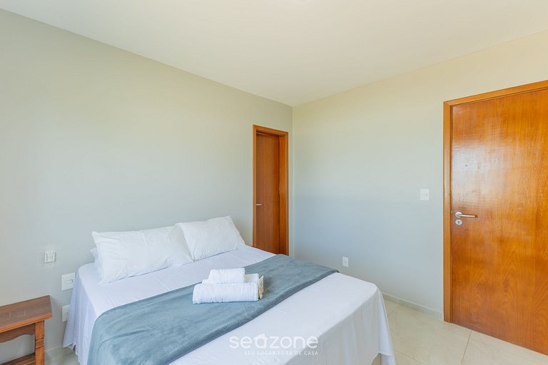 Apto 2QTS pé na áreia c/ vista mar CAL0105