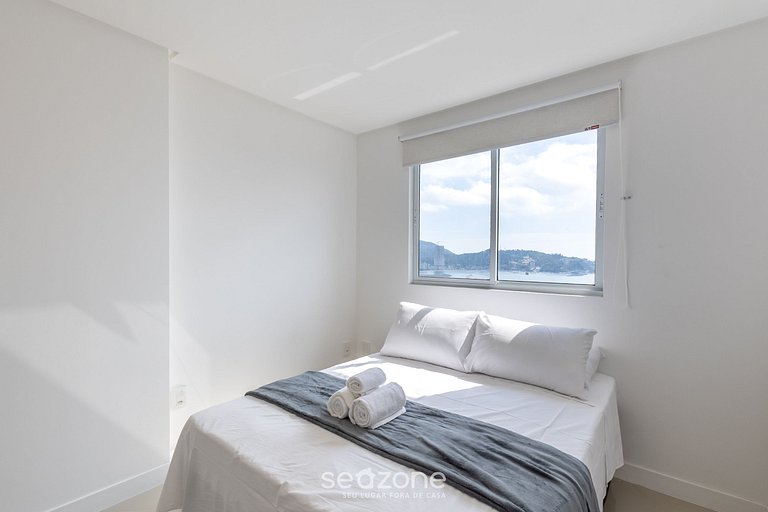 Apto c/ Churrasqueira e Vista Mar CARA1905