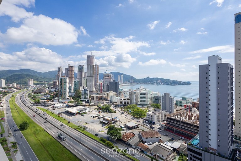 Apto c/ Churrasqueira e Vista Mar CARA1905