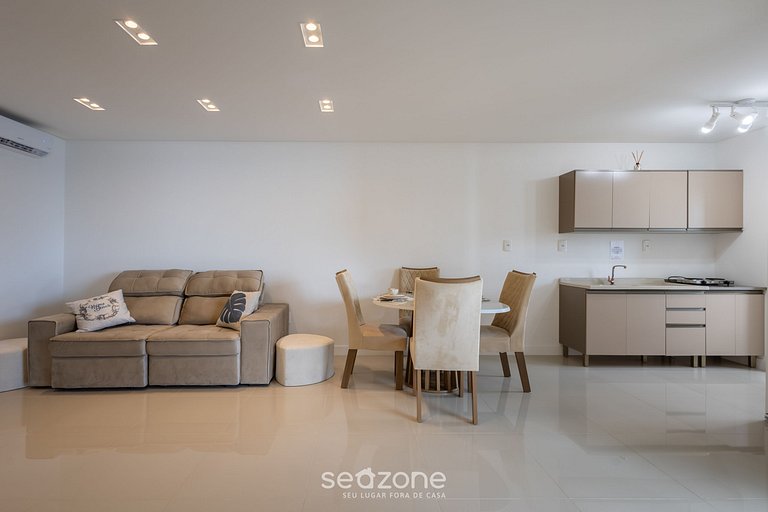 Apto c/ Churrasqueira e Vista Mar CARA1905