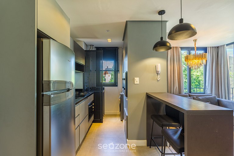 Acogedor apt en el centro de Gramado CBG0302