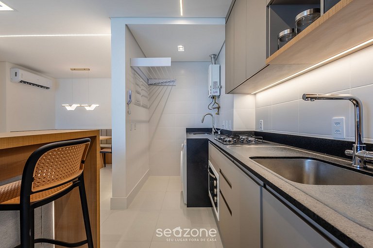 Apto em Edif c/ piscina a 200 m do mar PTC1105