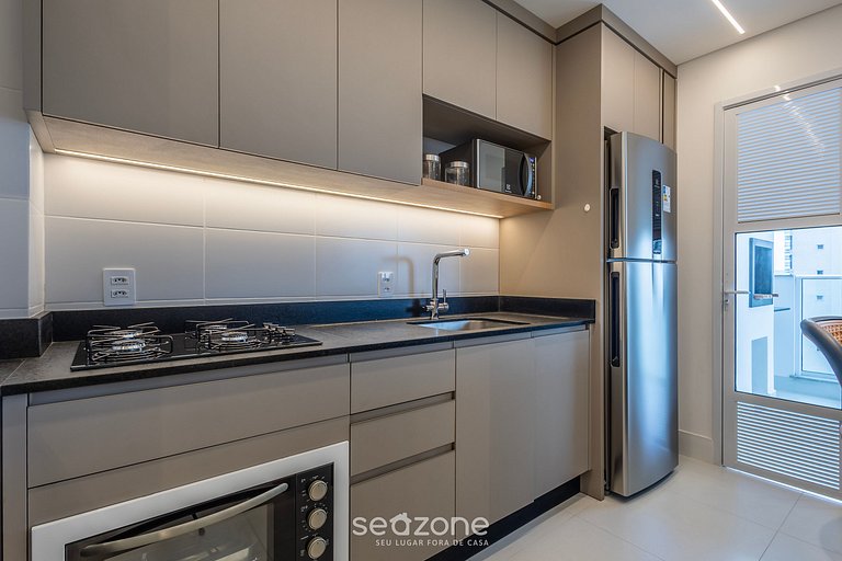 Apto en d/Edif. c/ piscina a 200 m del mar PTC1105