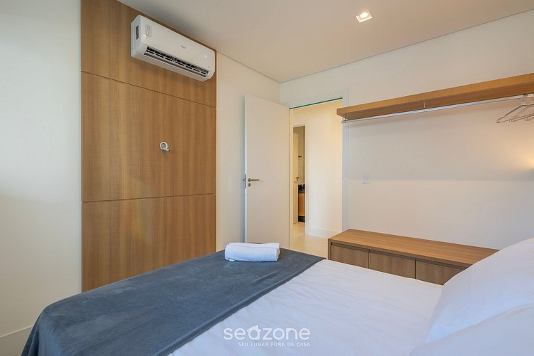 Apto em Edif c/ piscina a 200 m do mar PTC1105