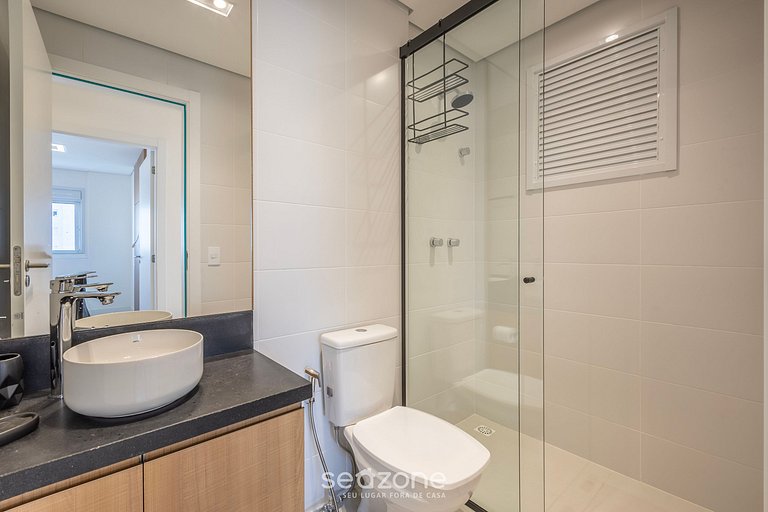 Apto em Edif c/ piscina a 200 m do mar PTC1105