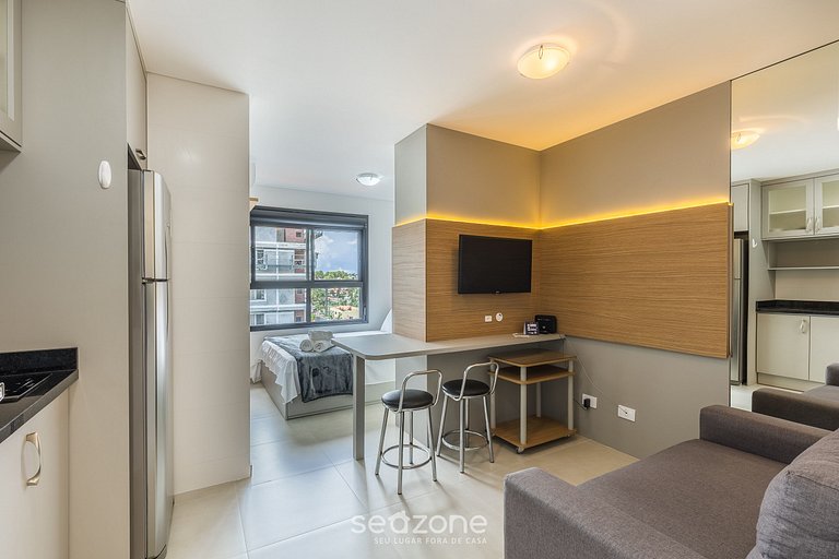 Studio completo em Boa Vista, Curitiba PLA0405