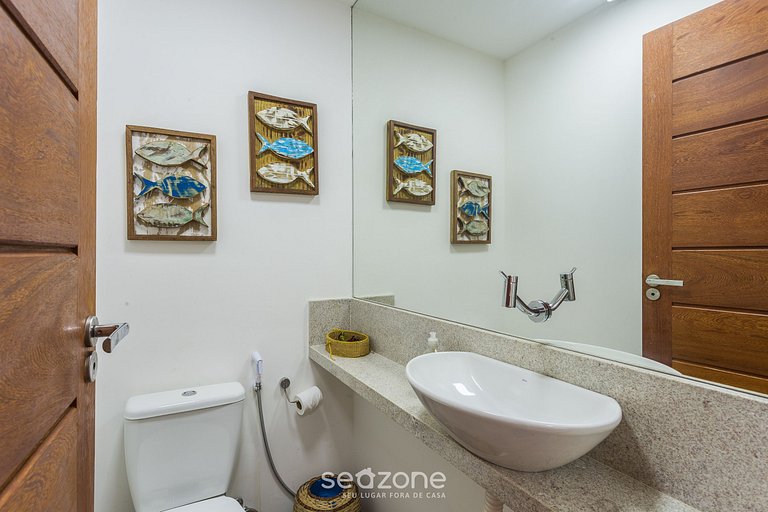 Apto en Cond. c/ Piscina 150 m de la Villa CVB0112