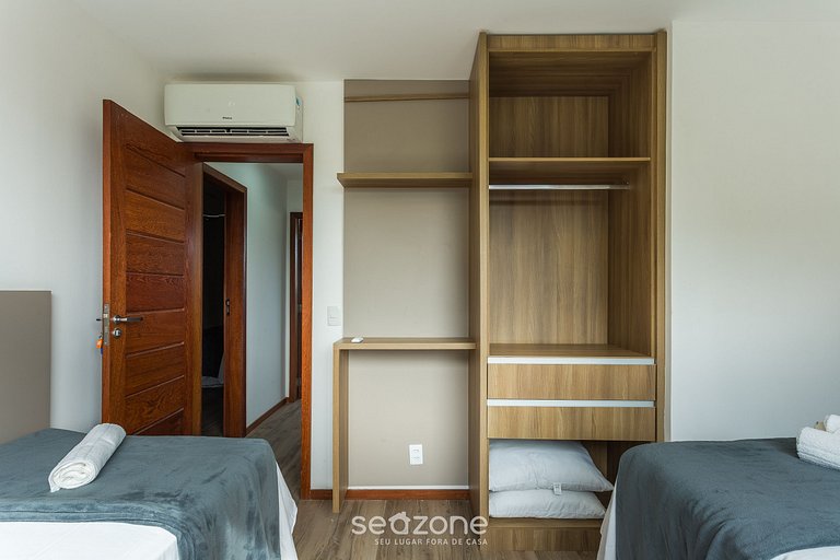 Apto en Cond. c/ Piscina 150 m de la Villa CVB0112