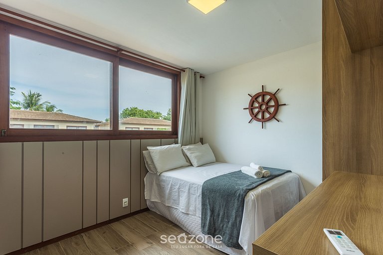 Apto en Cond. c/ Piscina 150 m de la Villa CVB0112