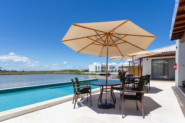 Casa c/ 2 suites cerca la laguna en Maraú CDL0001