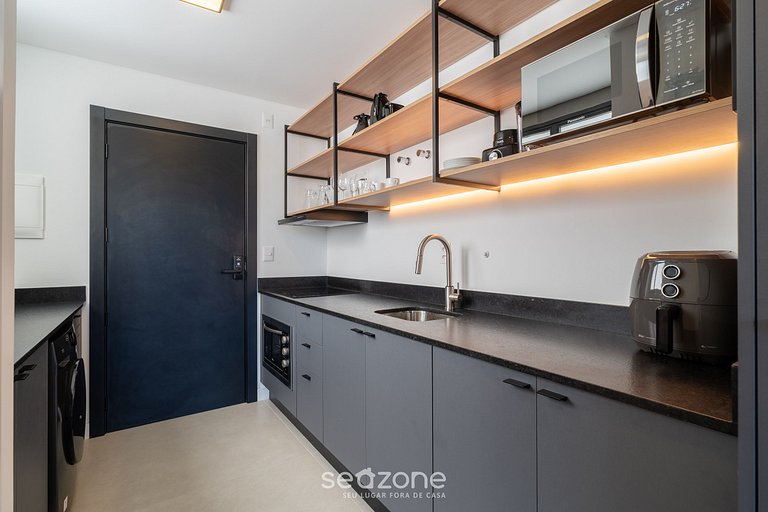 Studio completo a 150m da Praia de Jurerê PTE0507